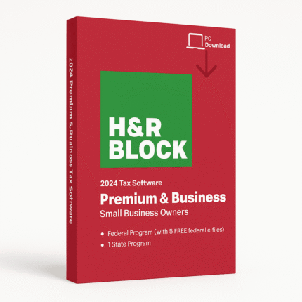 H&R Block Premium & Business Tax Software 2024