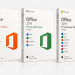 Microsoft Office 2019 license key box