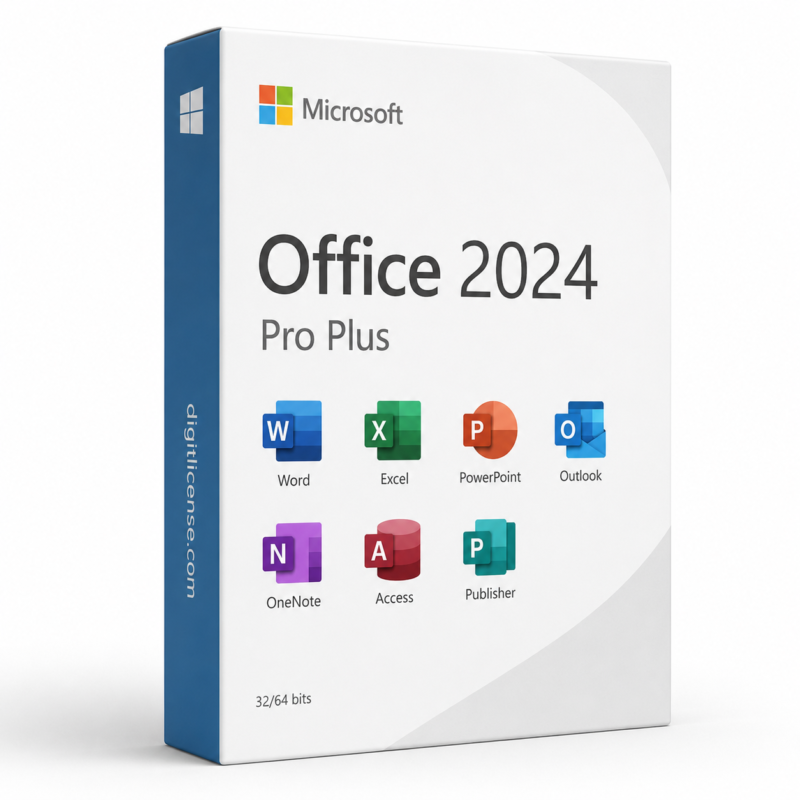 Microsoft Office 2024 Professional Plus license key box
